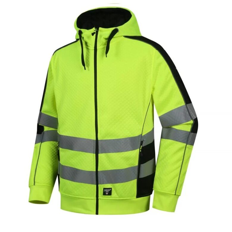 Augstas redzamības džemperis Pesso FL05 dzeltens